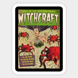 Spider Queen Witchcraft Comic Sticker